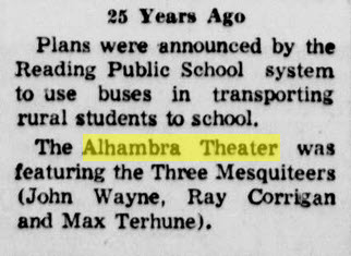 Alhambra Theatre - Jun 17 1964 Remembrance (newer photo)